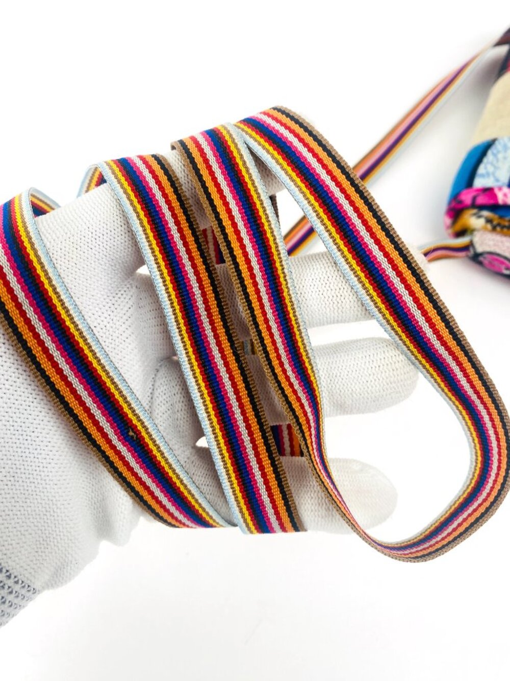Handmade African Safari Print Patchwork Crossbody - Picture 5 of 11